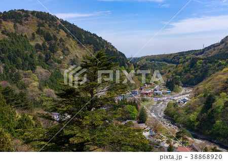 栃木県那須塩原市　板室温泉　那珂川　5月 38868920