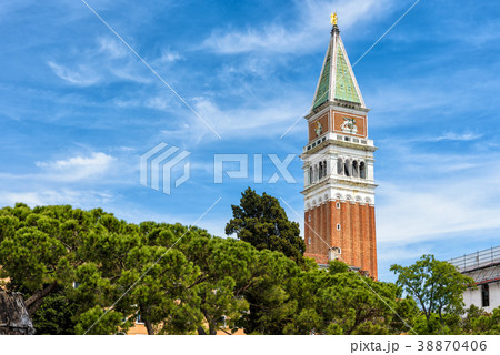 St Mark`s Campanile in Venice 38870406