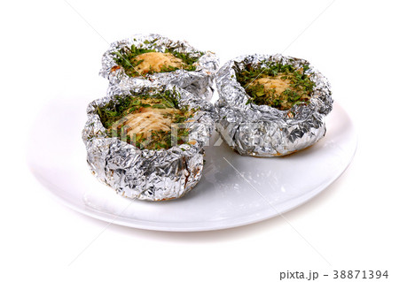 Meat baked in foil Meat baked in foil 38871394
