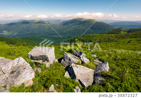 beautiful mountain landscape on summer morning 38872327