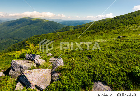 beautiful mountain landscape on summer morning 38872328