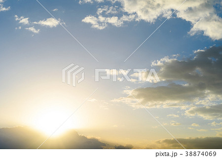 夕日、朝日イメージ 夕日、朝日イメージ 38874069