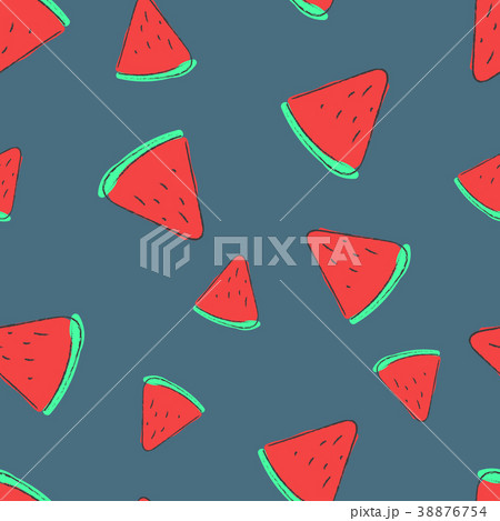 Watermelon Seamless pattern. Vector eps 10 38876754