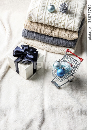 Objects photo for winther season. sweater, tangerine, hot tea or coffee and so on. 009 38877769