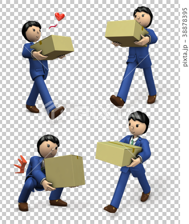 ぎっくり腰になったビジネスパーソン 38878395