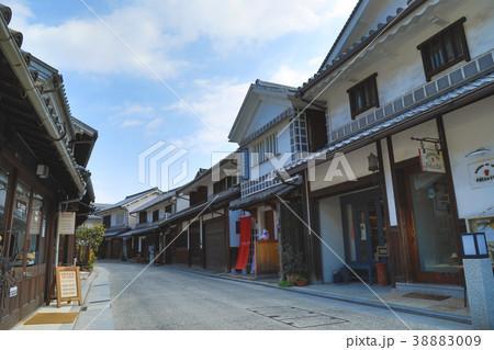倉敷美観地区の木造日本建築(岡山県) 倉敷美観地区の木造日本建築(岡山県) 38883009