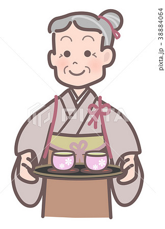 シニアの仲居さん 38884064