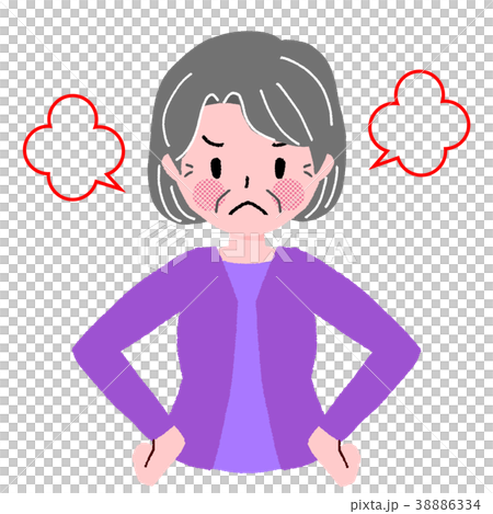 老年女性的手勢 老年女性的手勢 38886334
