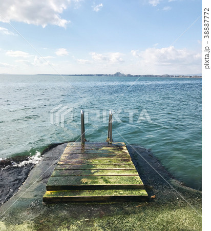 Blue sky and sea in the morning 38887772