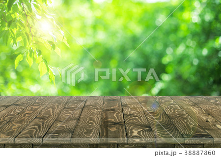 Wooden worktop surface with old natural pattern. 38887860