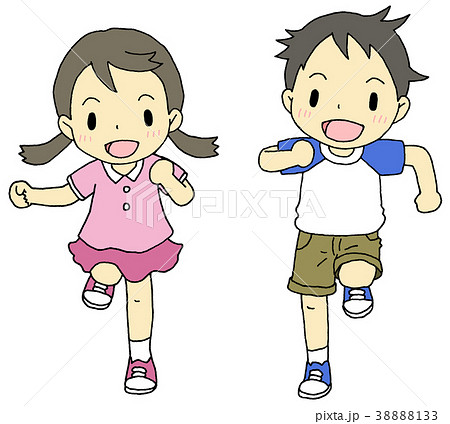 Dash Front Child Stock Illustration 3133