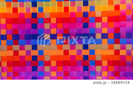 colorful weaven plastic texture 38889558