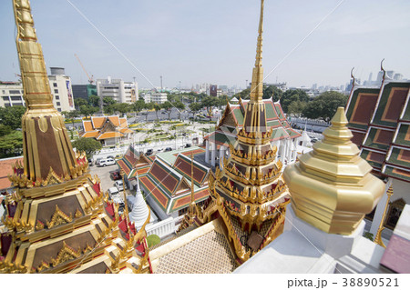 THAILAND BANGKOK WAT RATCHANATDARAM THAILAND BANGKOK WAT RATCHANATDARAM 38890521