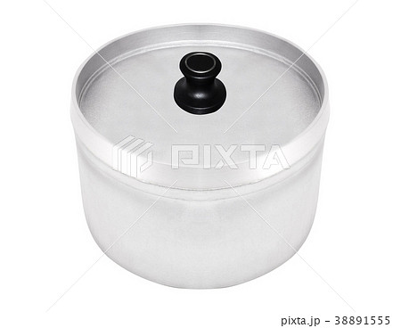 steel pot isolated 38891555