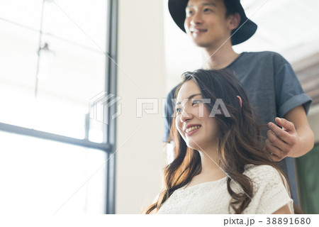 ヘアサロン ヘアセット スタイリング 38891680