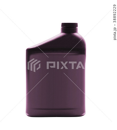 plastic bottle of motor oil isolated 38892229