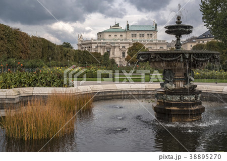 Beautiful fountain Vienna 38895270