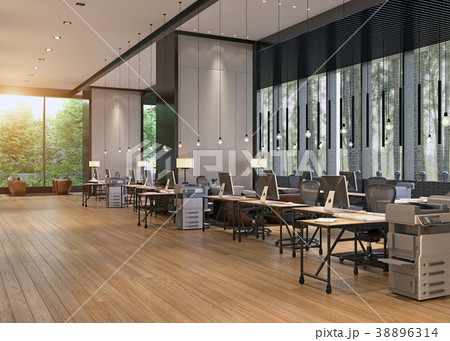 modern office interior. modern office interior. 38896314