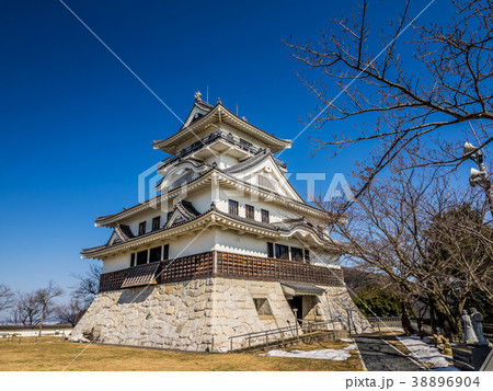 鳥取県にある日本の城 正式名称丸山城 高台にある美しいお城 鳥取県にある日本の城 正式名称丸山城 高台にある美しいお城 38896904