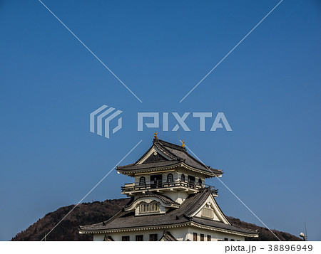鳥取県にある日本の城 正式名称丸山城 高台にある美しいお城 鳥取県にある日本の城 正式名称丸山城 高台にある美しいお城 38896949