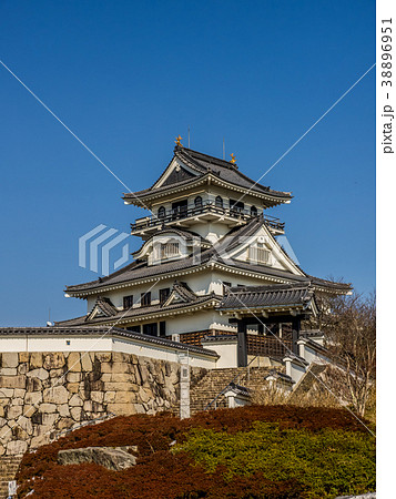 鳥取県にある日本の城 正式名称丸山城 高台にある美しいお城 鳥取県にある日本の城 正式名称丸山城 高台にある美しいお城 38896951