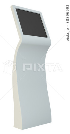 Freestanding information kiosk, terminal, stand 38896993