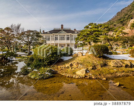 春は桜、秋は紅葉の名所として有名な歴史的建造物の仁風閣　映画のロケ地としても有名（るろうに剣心） 38897879