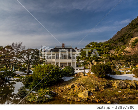 春は桜、秋は紅葉の名所として有名な歴史的建造物の仁風閣　映画のロケ地としても有名（るろうに剣心） 38897880
