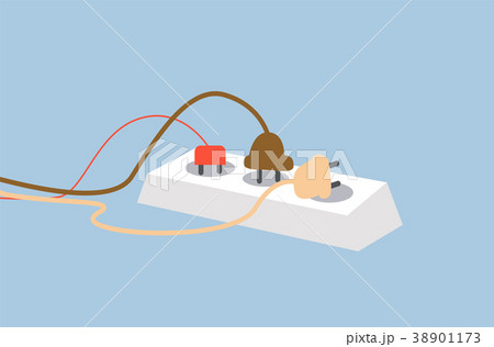 Socket and Plug Safety Poster Vector Illustration 38901173
