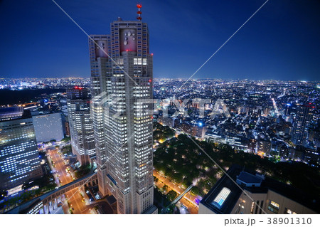夜景（東京都庁） 38901310