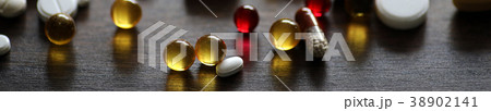 Background with medications and tablets 38902141