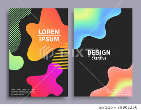 Banners Collection with Blots Vector Illustration Banners Collection with Blots Vector Illustration 38902250