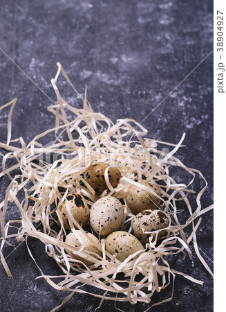Quail eggs in nest Quail eggs in nest 38904927