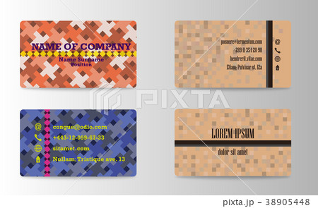 visiting card, business card set with abstract visiting card, business card set with abstract 38905448