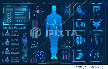 Medical Health Care Human Virtual Body Hi Tech Medical Health Care Human Virtual Body Hi Tech 38907246