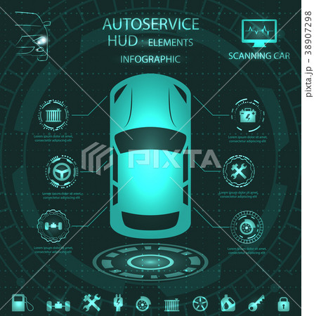 Scanning Car, Analysis and Diagnostics Vehicle 38907298