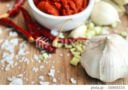 chili curry and ingredients 38908333