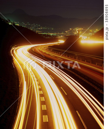 東北自動車道の夜景 38908893