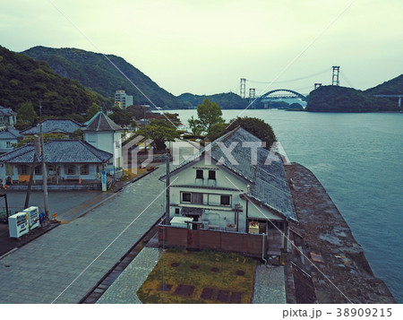 三角西港の明治築港上空 38909215