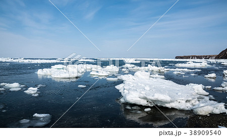 オホーツク海の流氷 能取岬 16:9 オホーツク海の流氷 能取岬 16:9 38909540