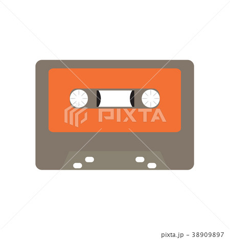 Retro cassette icon 38909897