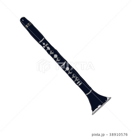 Isolated oboe icon. Musical instrument 38910576