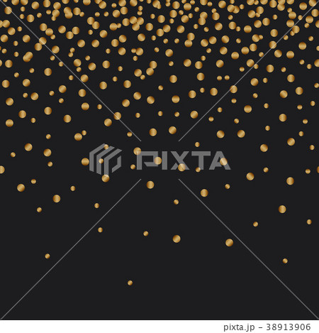 Golden confetti luxury festive on black background Golden confetti luxury festive on black background 38913906