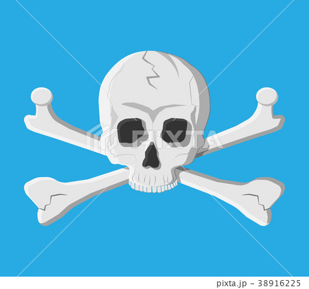 Death skull and crossbones. Death skull and crossbones. 38916225