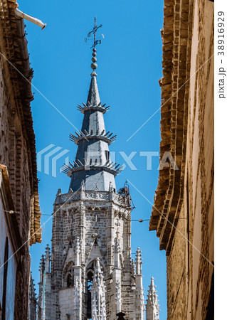 Picturesque view of the tower of the Cathedral of 38916929