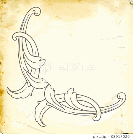 Vector baroque of vintage elements for design. Vector baroque of vintage elements for design. 38917020