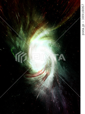 Stars, dust and gas nebula in a far galaxy 38918067