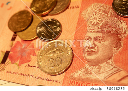 マレーシアリンギット 紙幣と硬貨の写真素材 [38918286] - PIXTA