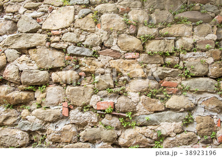 Dry stone wall texture background 38923196