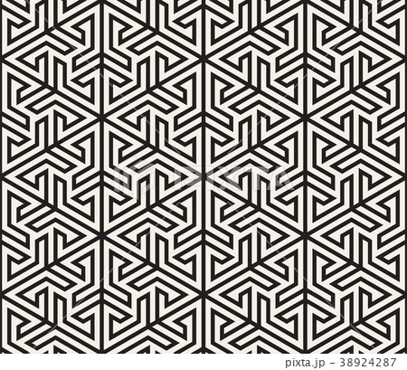 Vector seamless pattern. Modern stylish abstract 38924287